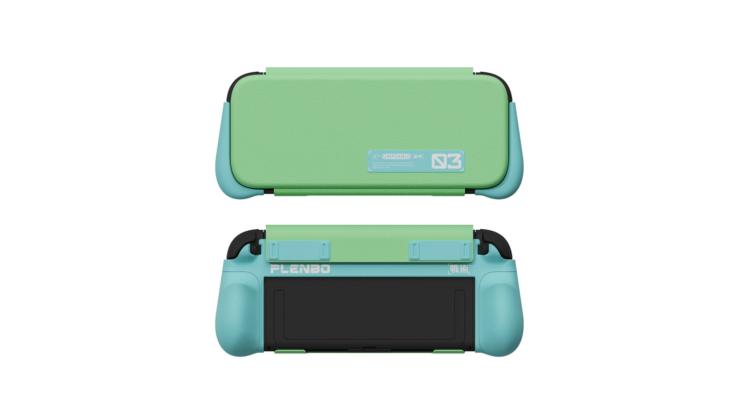 FoldeX Switch 2 Dockable Grip Case with Flip Cover | Anti-Cramp